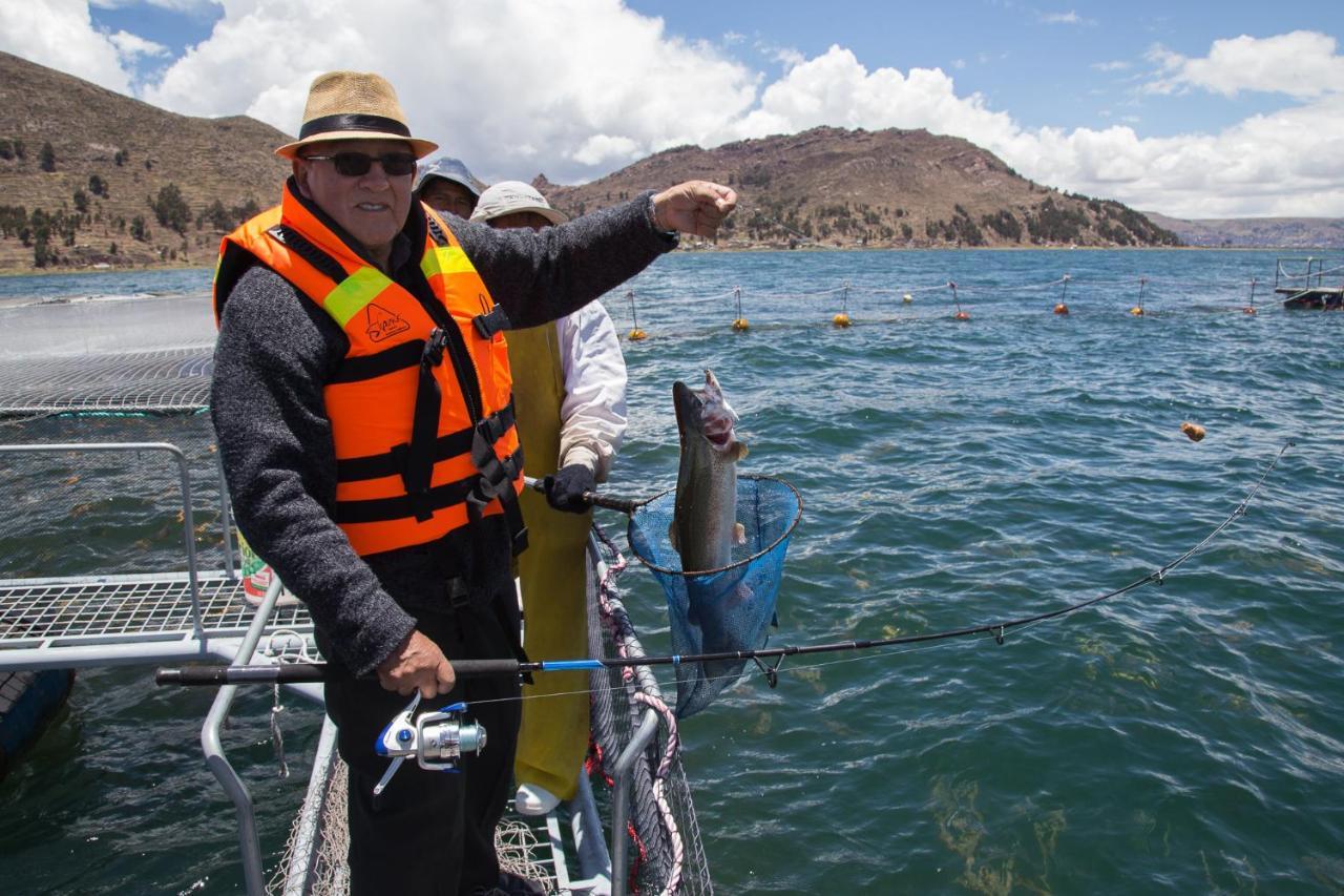 Yacht Lago Titicaca Chucuito Luaran gambar